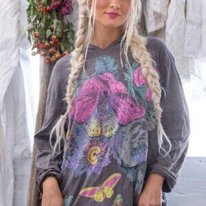 Magnolia Pearl Flor de la Pasión Viggo Hoodie Tee Dress